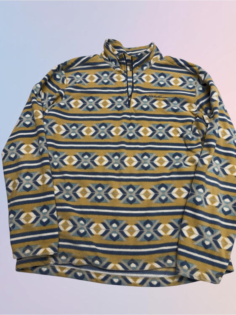 EDDIE BAUER Men’s XL 1/4 Zip Fleece Sweatshirt